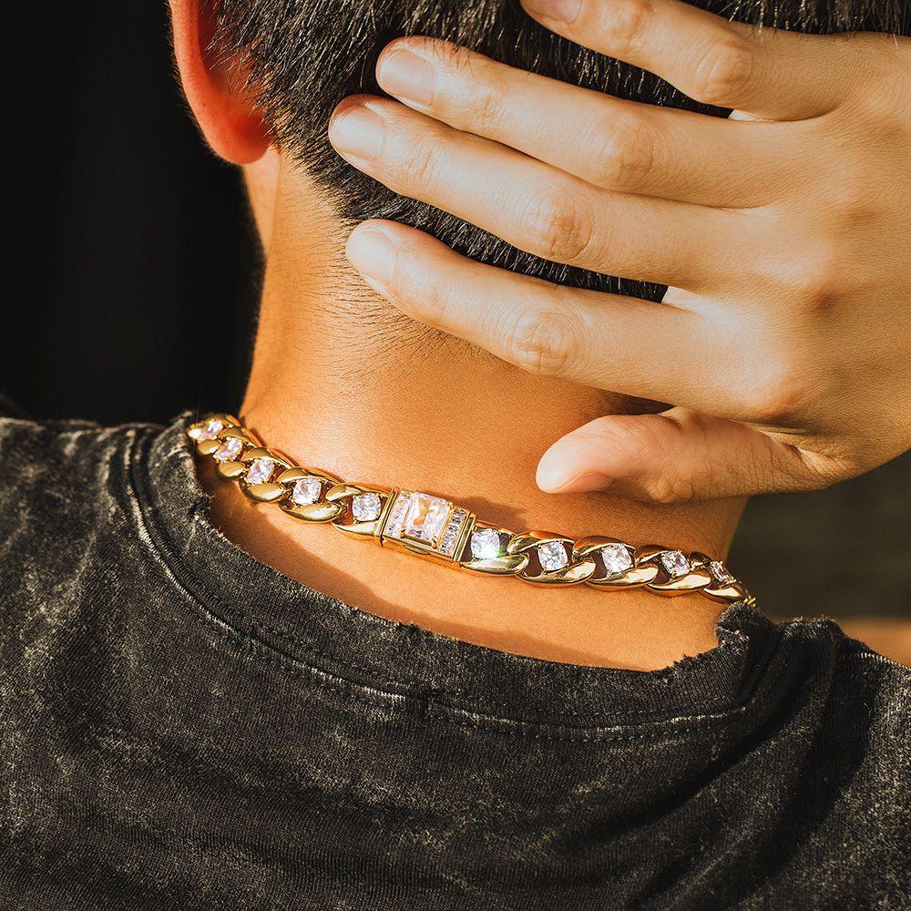 12mm Gemstone Cuban Chain – TSF Element