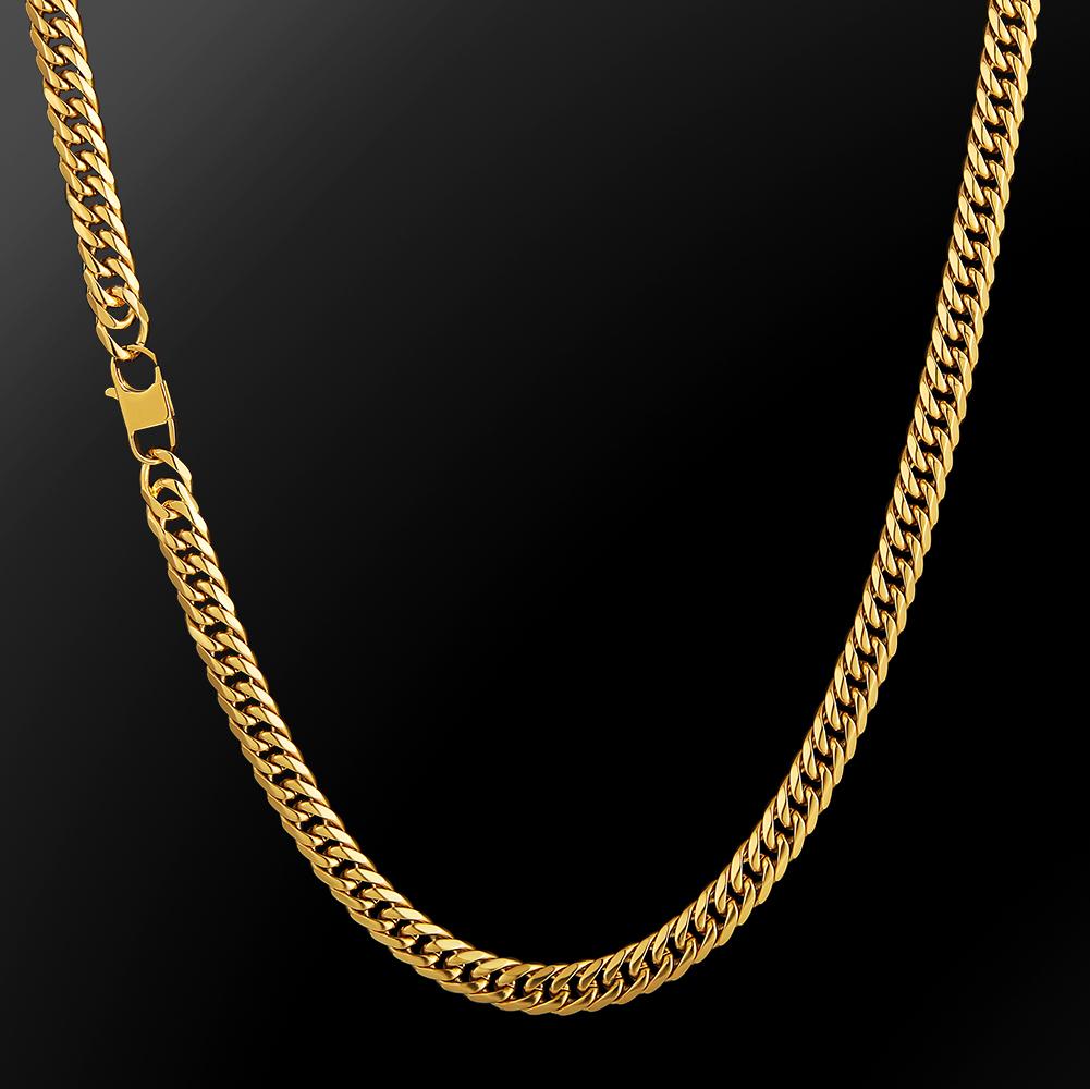 6mm Flat Cuban Curb Chain