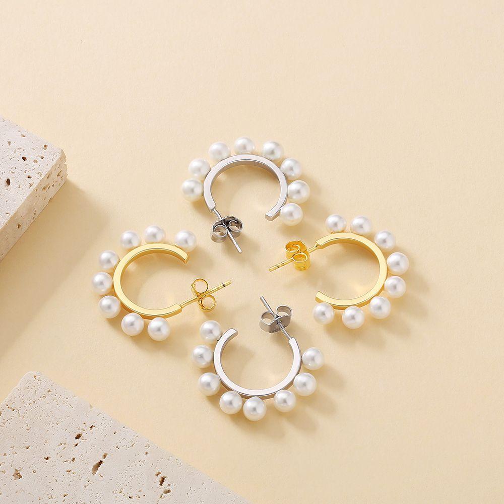 Pearls Earrings (925 Silver)