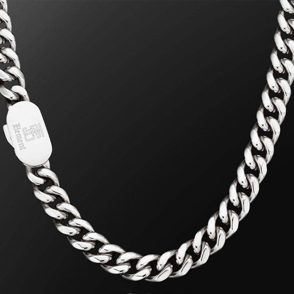 10mm Miami Cuban Link Chain Push Button Clasp